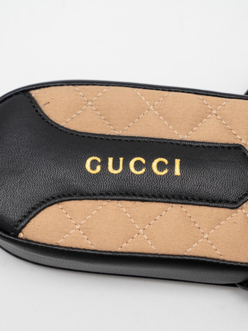 size 38G 8 US Gucci LA Angels Slippers Slides Mules GG Travel Beige Brown - Picture 9 of 15
